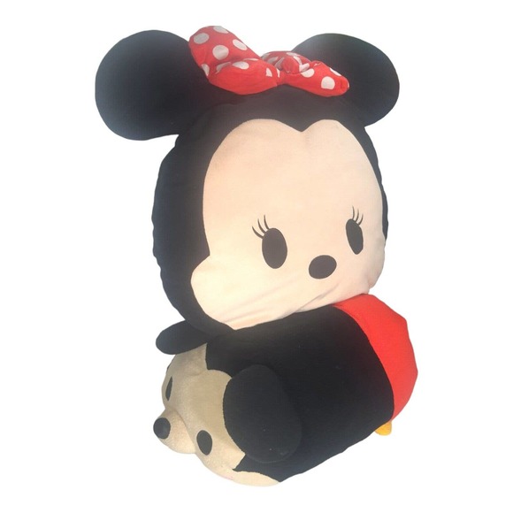 Disney Jumbo Mickey & Minnie Mouse Tsum Tsum Large Plush Pillow Authenti… - Picture 6 of 16